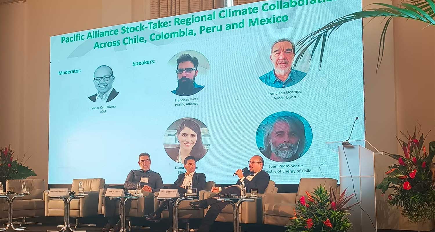 La Coordinación del Subgrupo MRV de la Alianza del Pacífico fue parte de la Asamblea General de la Carbon Pricing of the Americas y la Cumbre del Clima de Latinoamérica