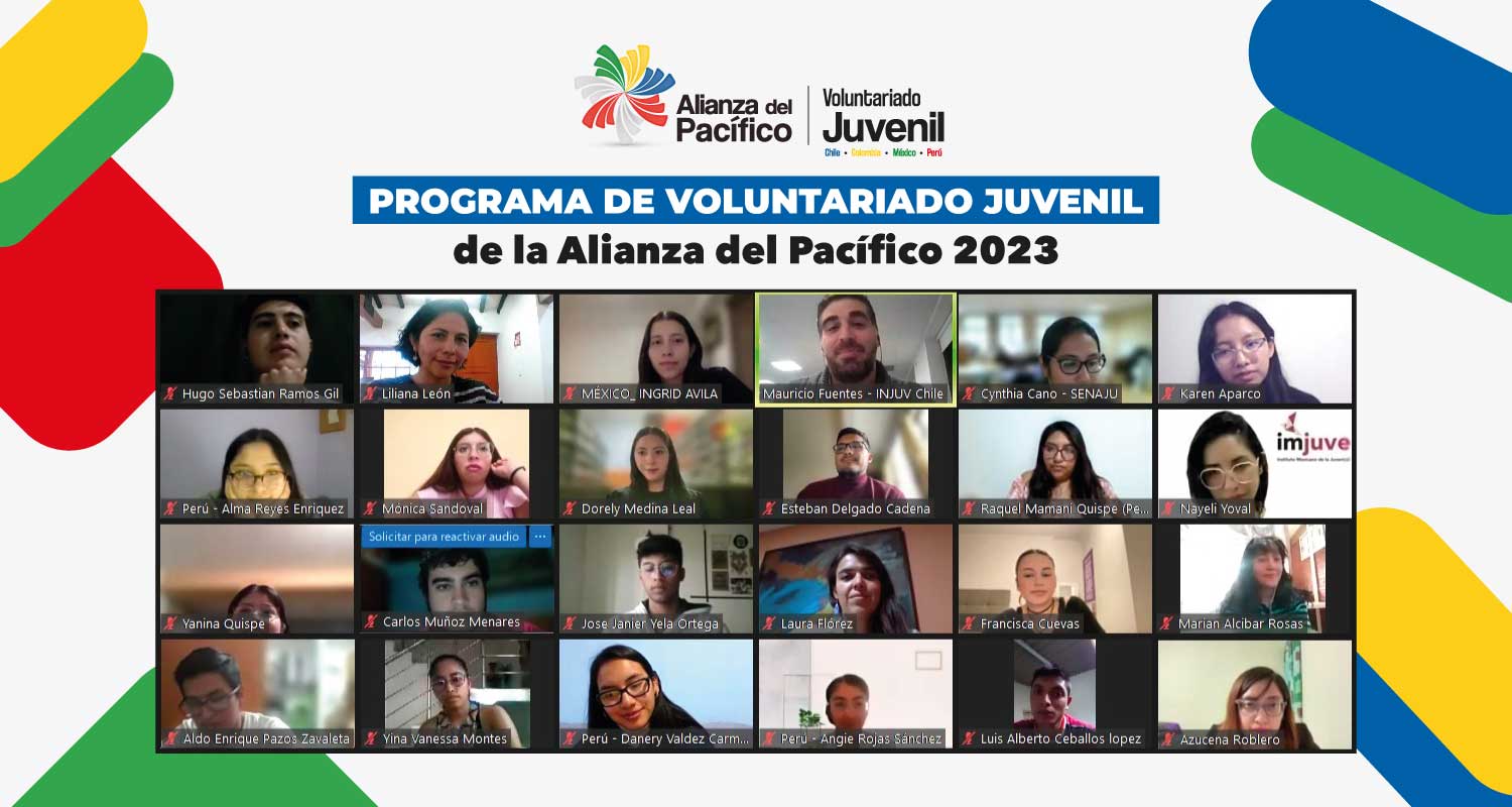 Chile, Colombia, Mexico and Peru inaugurate the Youth Volunteer Program of the Pacific Alliance 2023